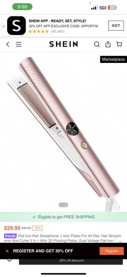  Hair Straightener/ Flat Iron 
