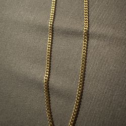18k Gold Curb Chain