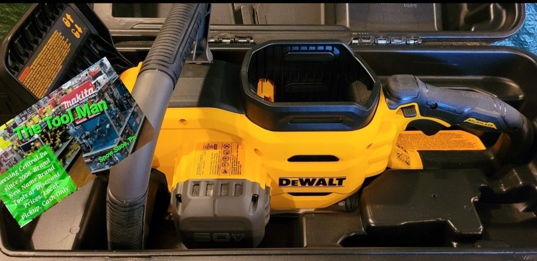 New Dewalt 60v Chainsaw 20" Flexvolt Brushless Cordless Tool-only $290 Firm. Pickup Only