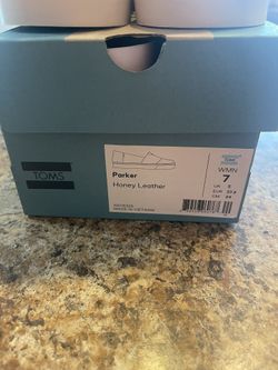 Toms Parker honey Leather Size 7 