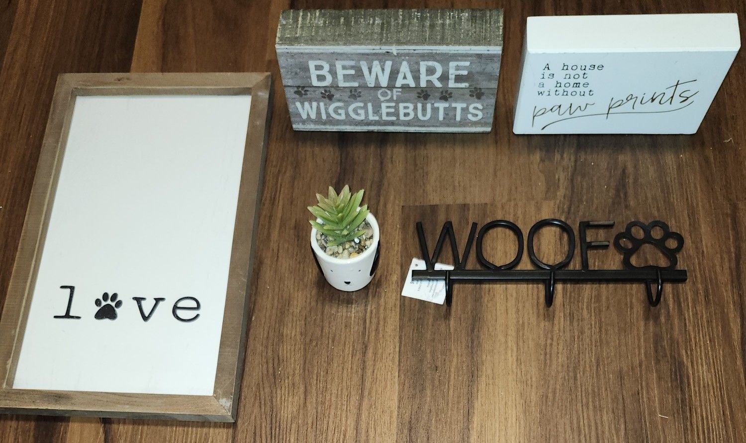 Various, NWT, NWOT, and Gently Loved Lot of Home Decor for Dog Lovers