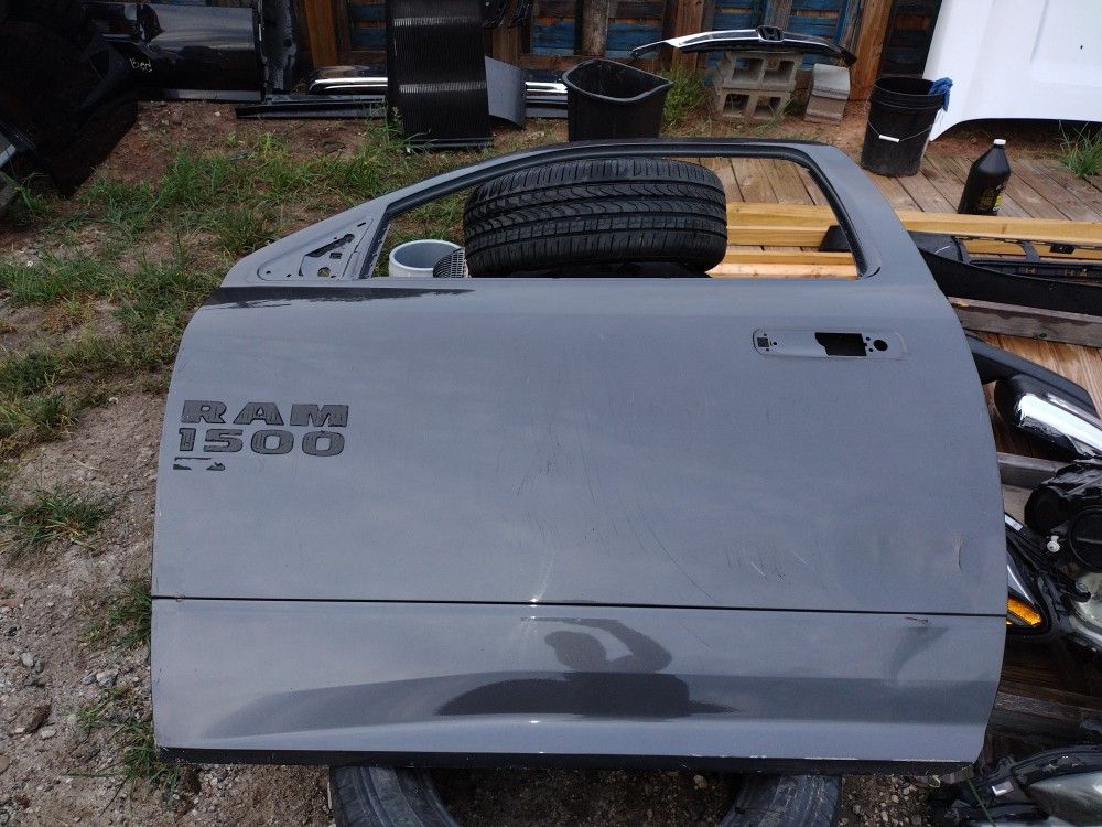2009 To 2018 Dodge Ram Drivers Front Door For A Two-door Cab OEM Part