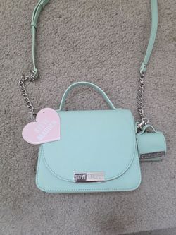 Steve Madden Melodie Crossbody Bag Purse Handbag Mint Green NEW