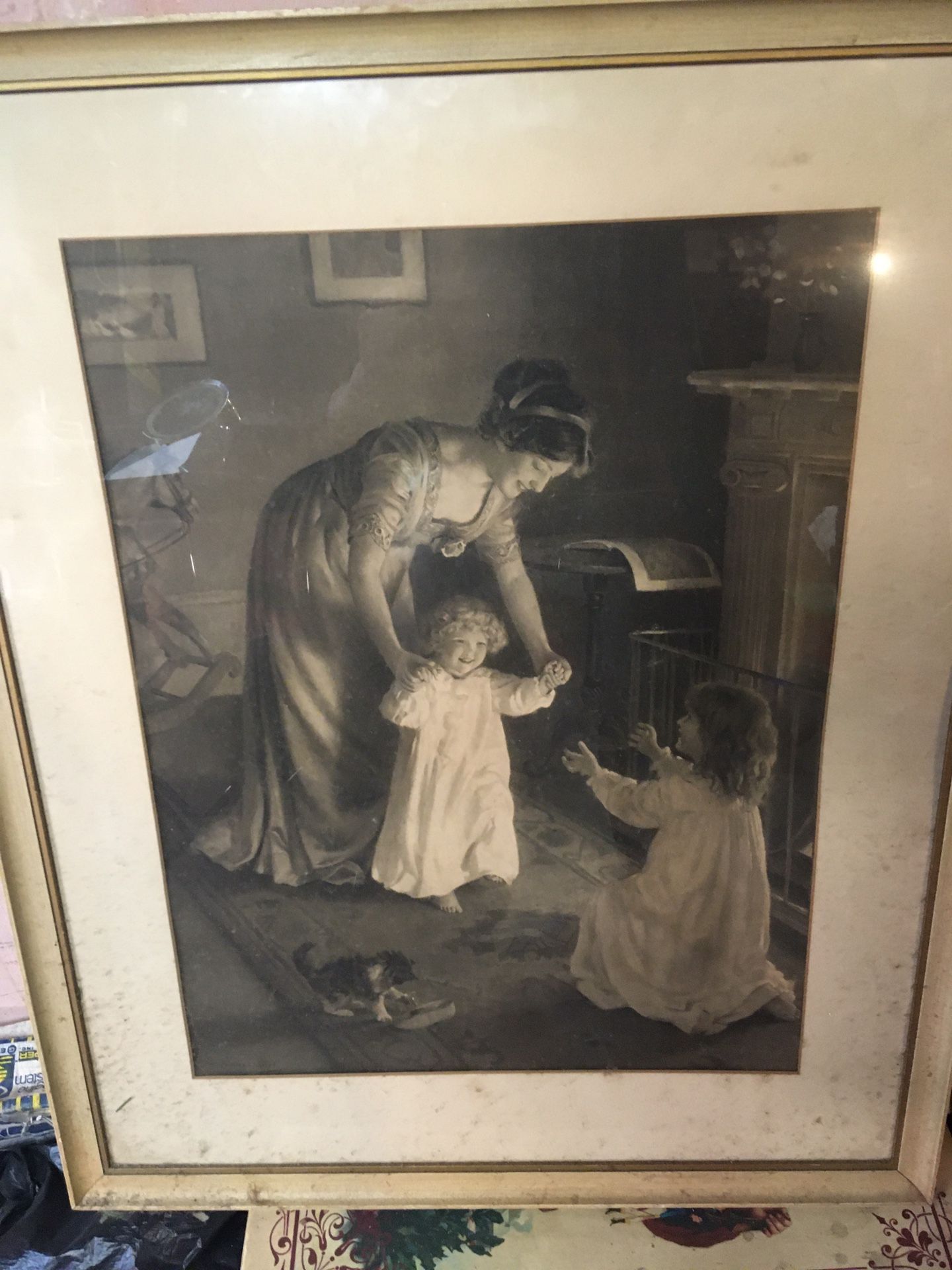 Paintings And Framed Autograph From Soap Opera