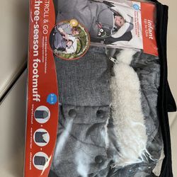 Skiphop stroller & go three season footmuff