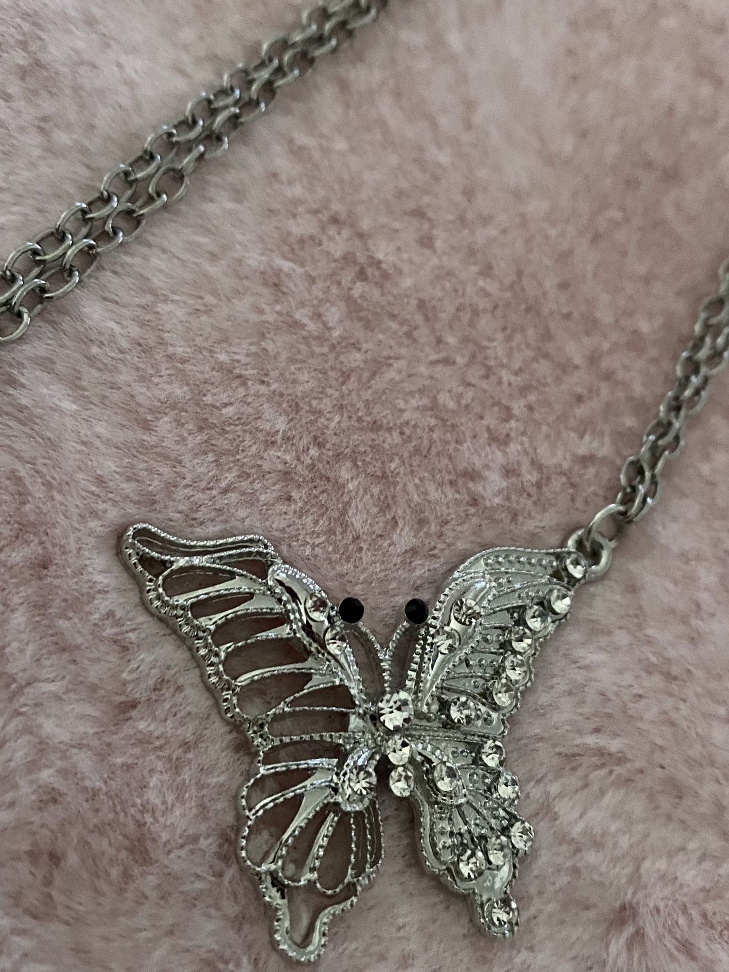Butterfly Necklace 15”