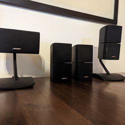 Bose Double Dual Cube Direct Reflect Speakers Lifestyle Acoustimass Surround

