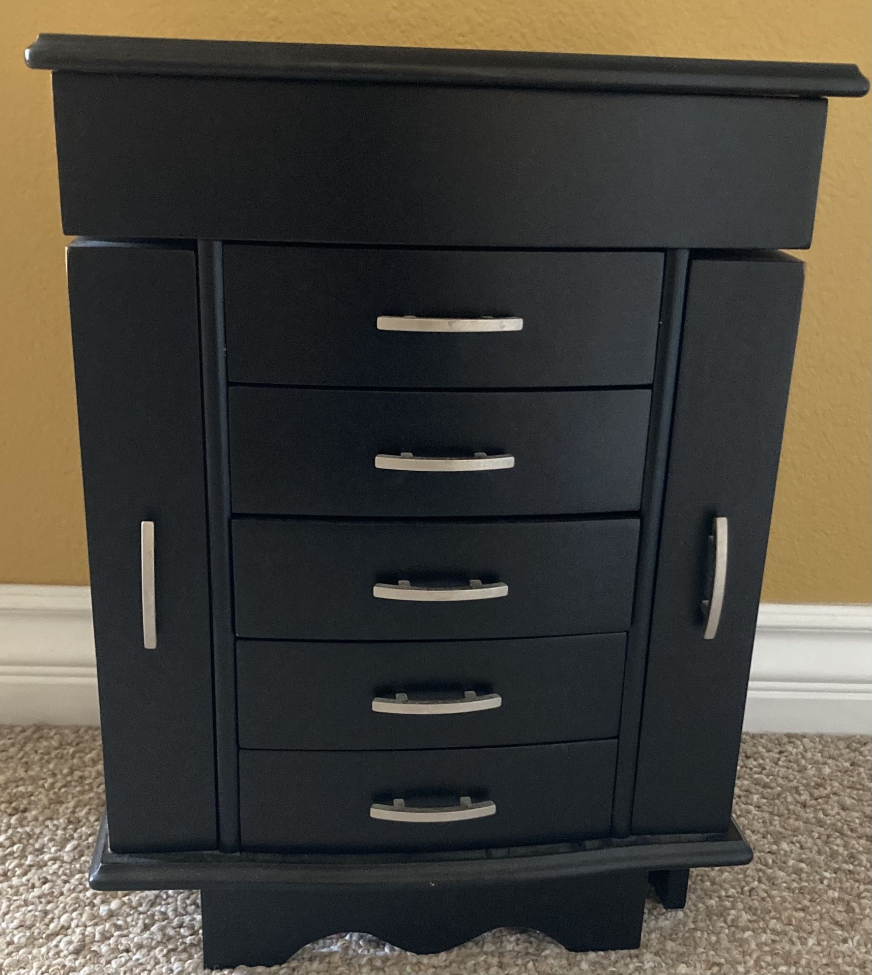 Portable Wooden Jewelry Storage Box For Sale