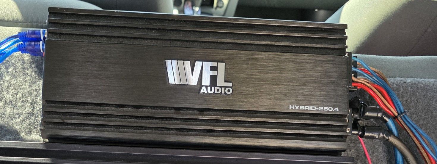 American Bass/ VFL 4 channel Amps