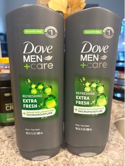Lot of 2 dove mens personal care body wash