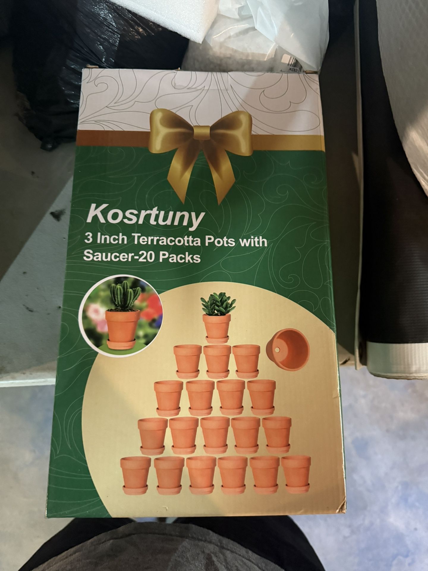 Mini Planters With Saucers