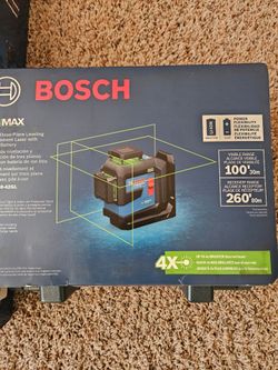 Bosch 360⁰ Three Plane Leveling & Alignment Laser w/Li Ion Battery and a Bosch BT 150 Compact Tripod