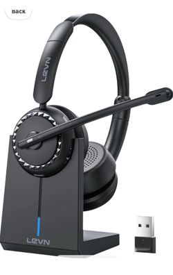 Wireless Headset with Mic for Work