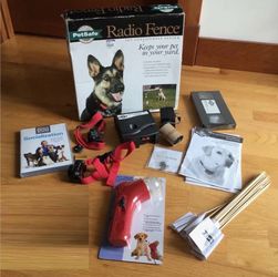 Petsafe Dog In Ground Radio Fence Model PRF-3004w with extras