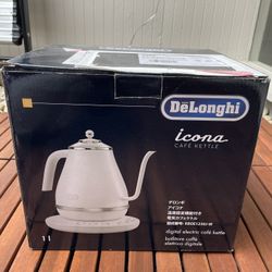 Delonghi Gooseneck Electronic Kettle Temperature Control