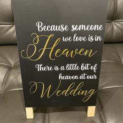 Beautiful Custom Made Sign