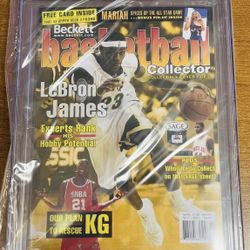 9.4 Graded LeBron James Beckett Magazine 