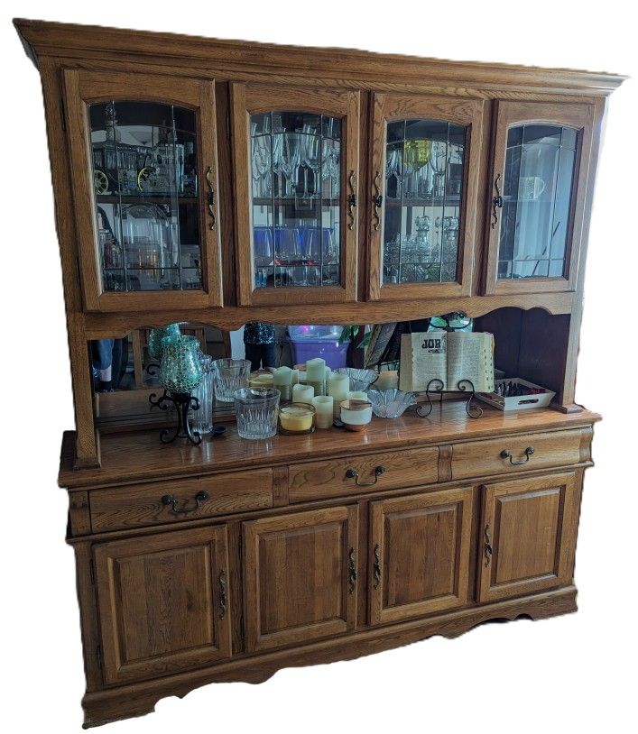 China Cabinet Hutch | 72"W x 77"T x 17"D