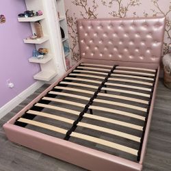 Pink Bed Frame Full