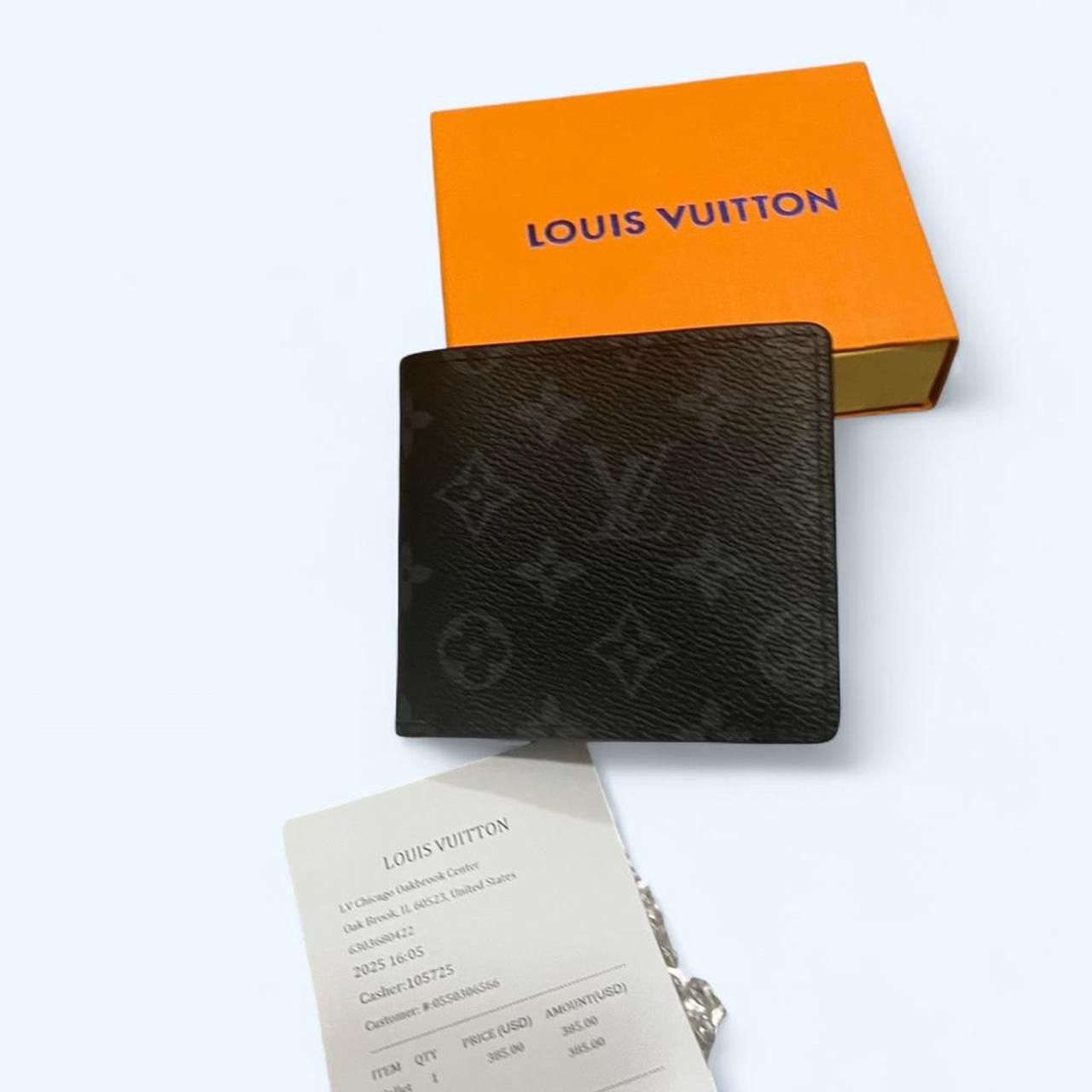 Black Louis Vuitton bifold wallet #luxuryaccessories