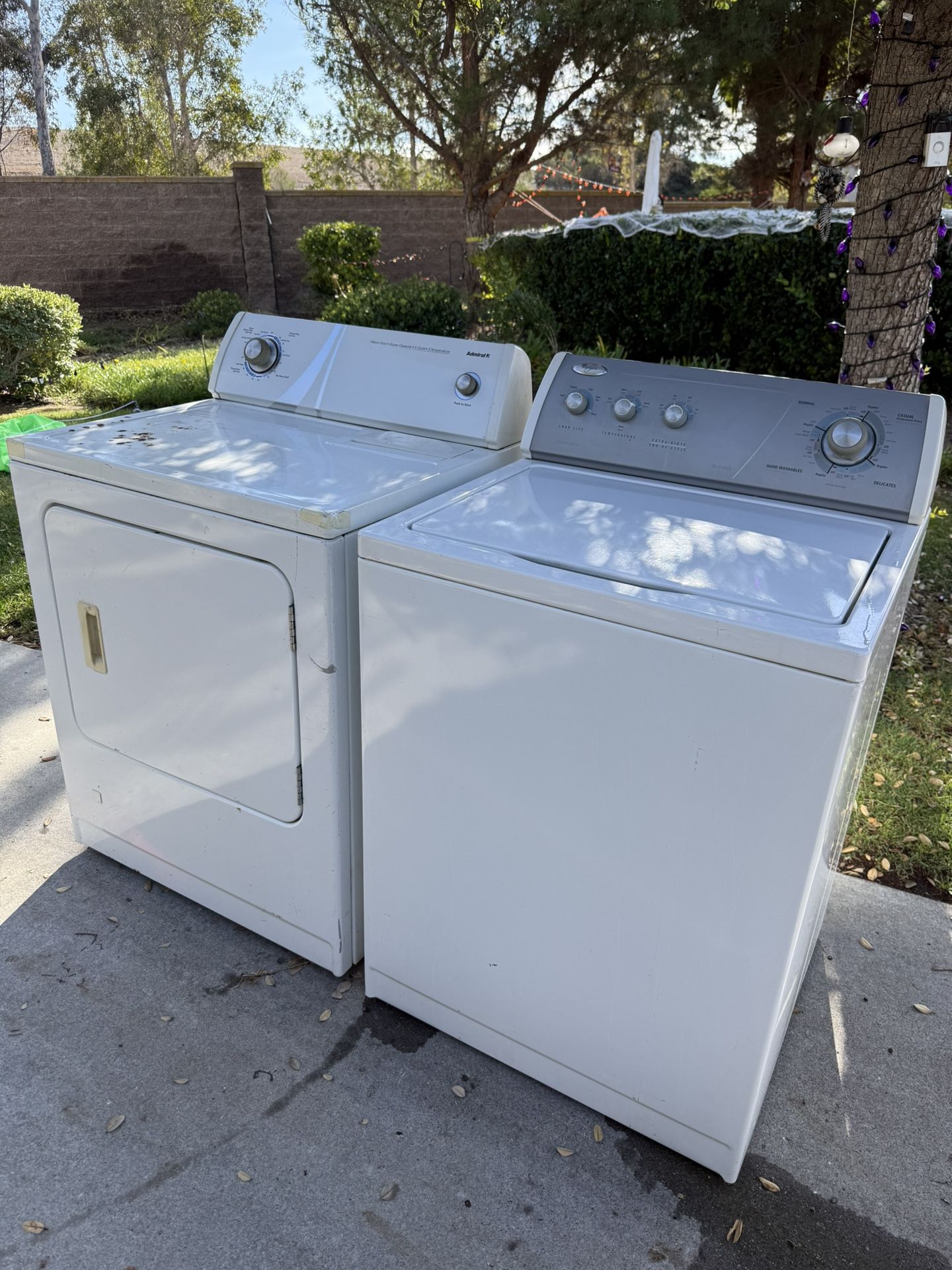 Washer And Dryer