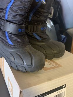 Sorel Flurry Tp Snow Boots Sz 12 Youth