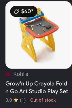 DESK FOR CHALK/ DRAWING ( 2 SIDES) WITH STOOL