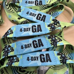 4-Day Lollapalooza Wristbands 