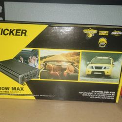 Kicker 720w 4ch Amp