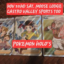 Pokemon  Sports Card Show SATURDAY CASTRO VALLEY MOOSE LODGE