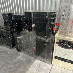 12 Jewelry Display Cases For Sale (No Keys) All For $100.00 - Need Gone ASAP! (Read Description)