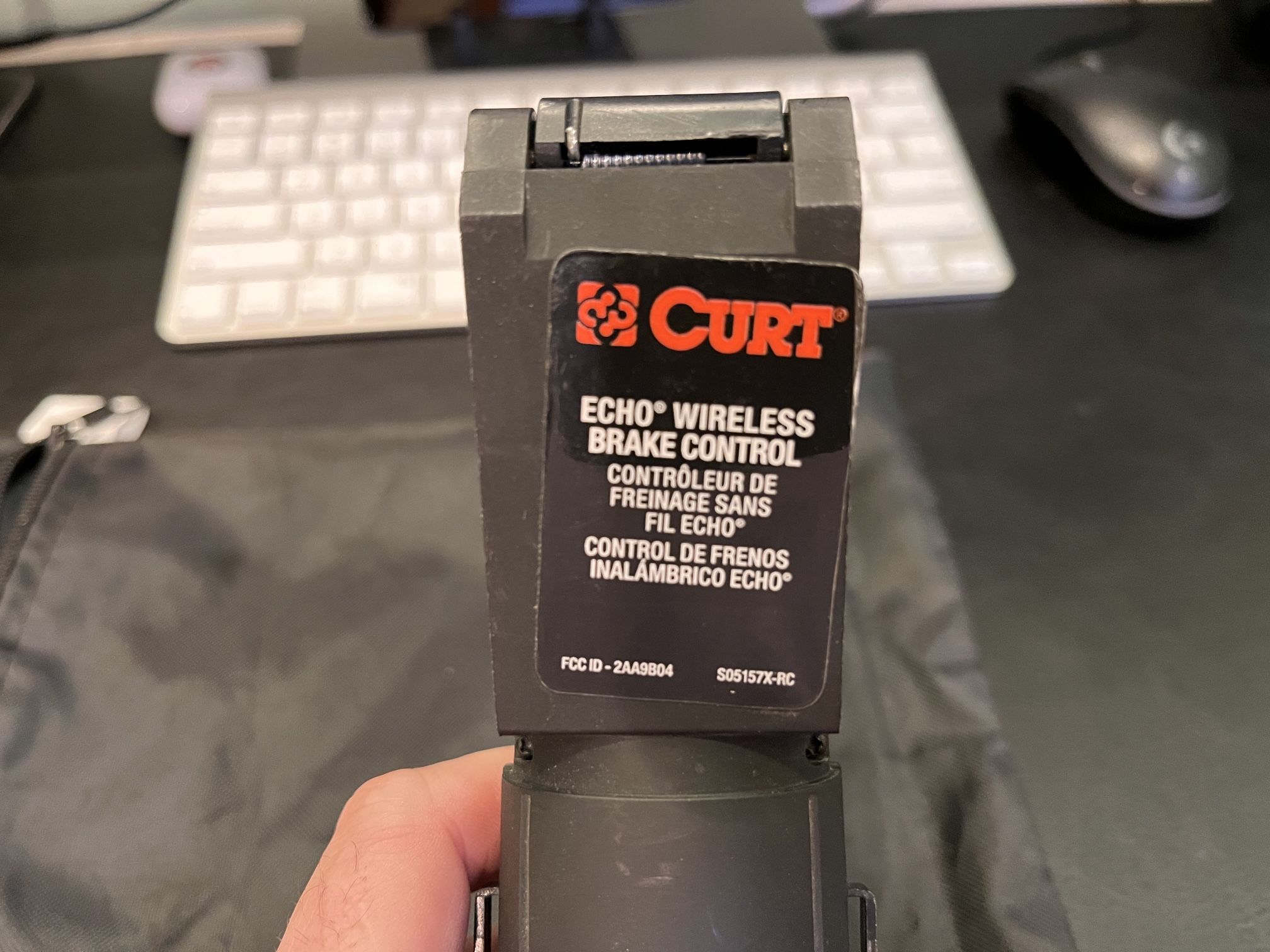 CURT 51180 Echo Mobile Electric Trailer Brake Controller with Bluetooth