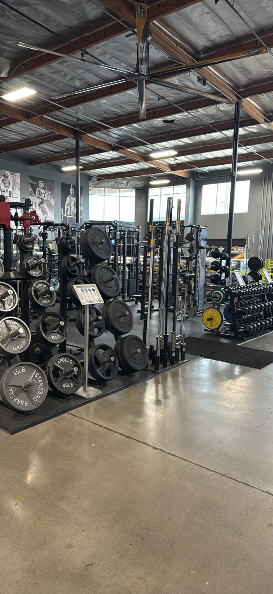 Olympic Weights – Bumper Plates – Bar – Dumbbell – Squat Rack – Smith Machine – Bench – Rubber Flooring