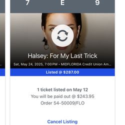 Halsey Concert Tickets 