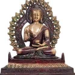 Purpledip Brass Buddha Statue