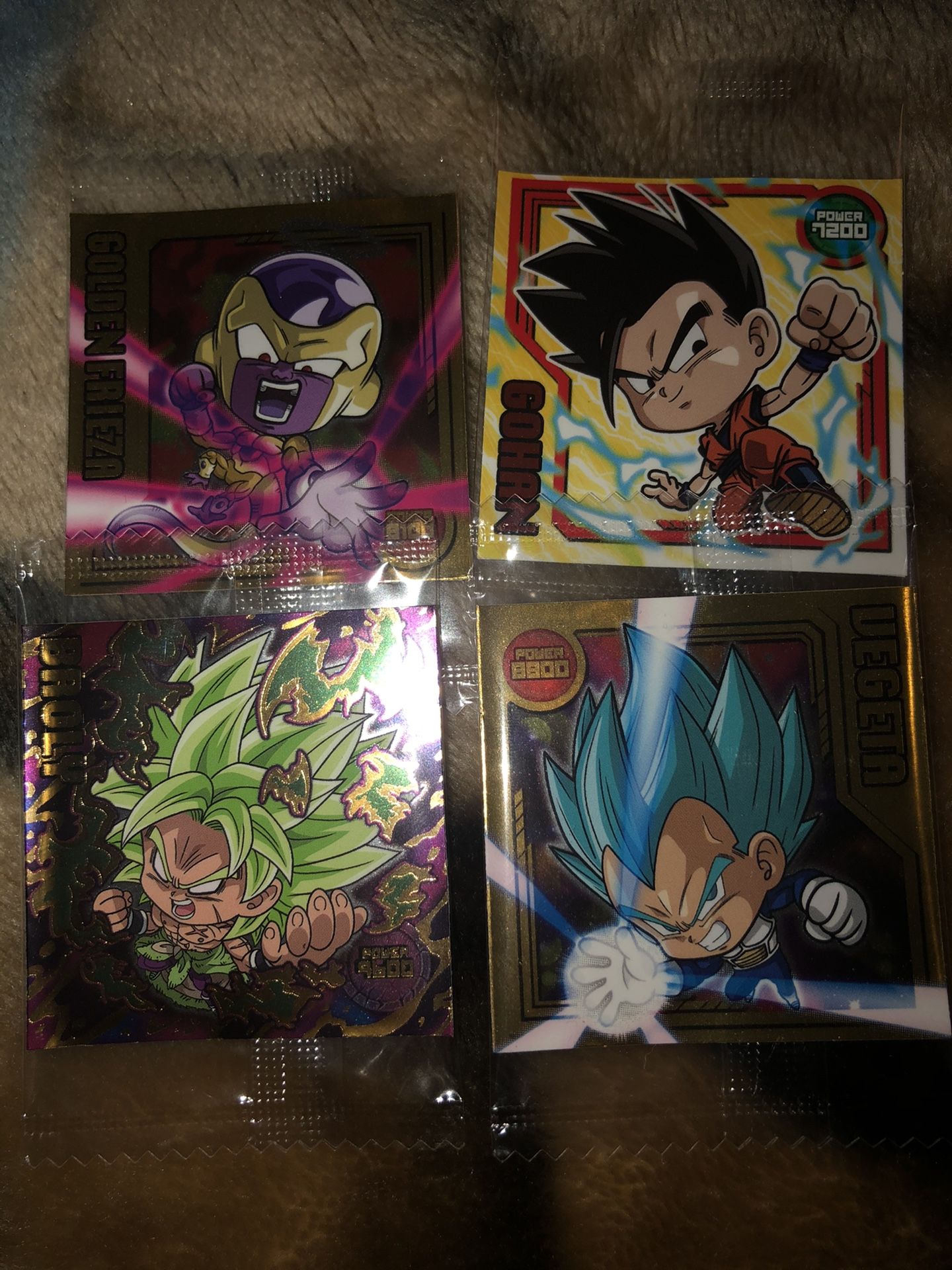 Dragon ball stickers collectible