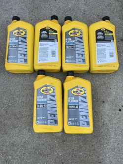 Motor Oil…….. 0W - 40 And 5W 30