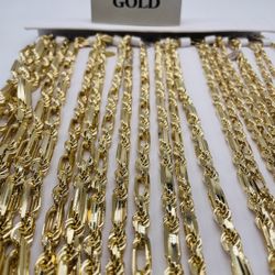 Christmas holiday sales! 14K Gold Milano Chains! Last restock for the year.See description for sizes