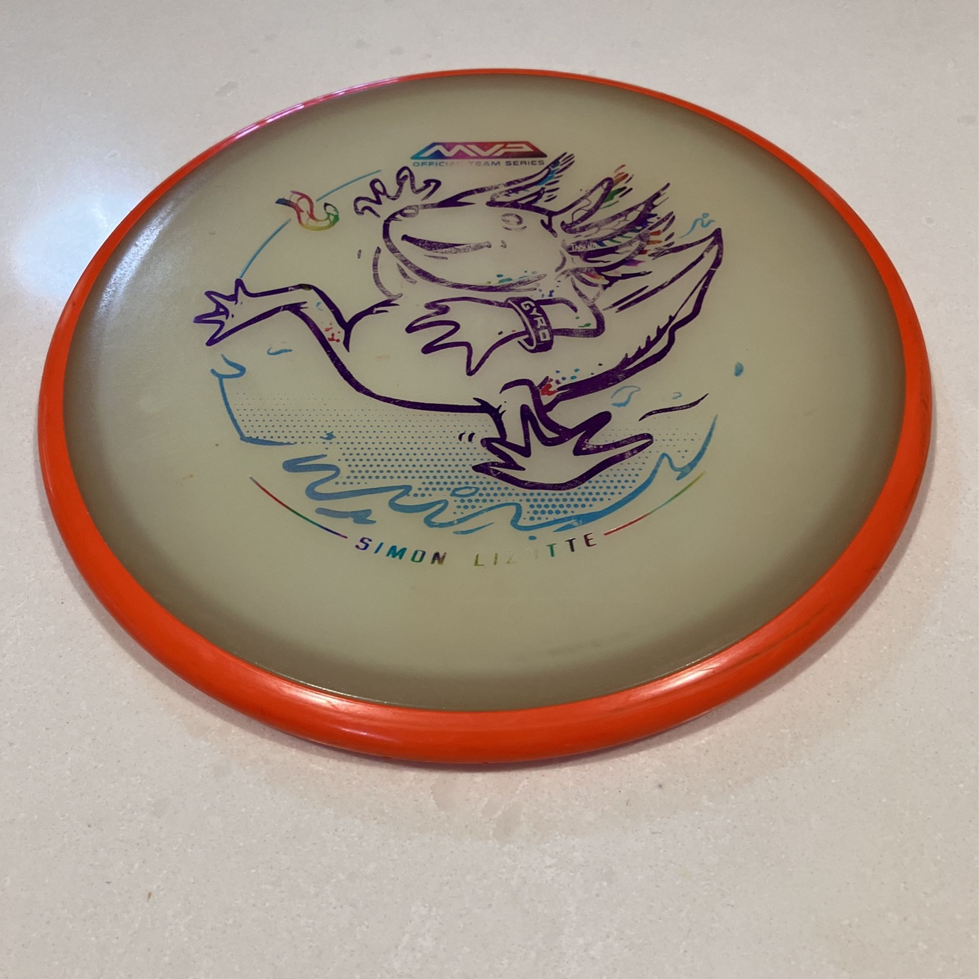 Axiom MVP Eclipse Leapin’ Lizottl’ Hex Disc Golf Midrange