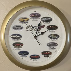 Corvette 50th Anniversary Clock