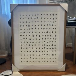 NEW Modern Framed Abstract Art Print — 30” x 24”