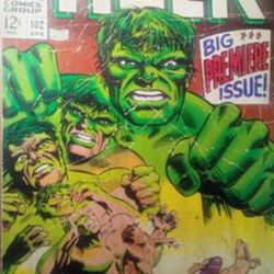 Big Hulk Wooden Comic Board
