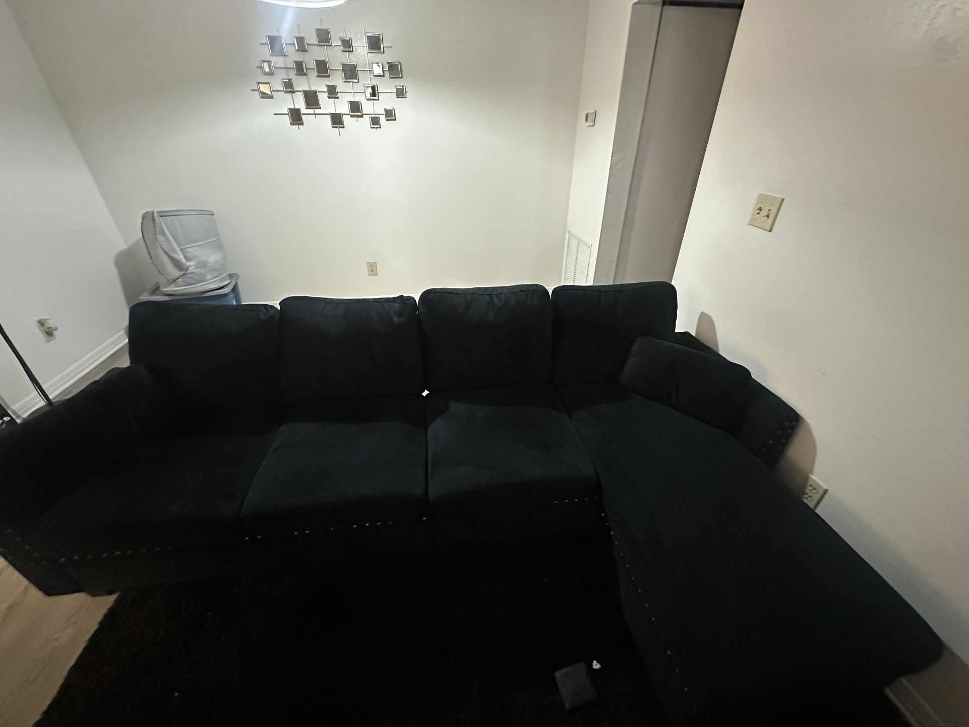 Sectional Black Couch