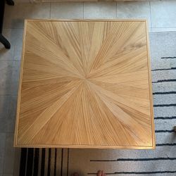 Japandi Square Coffee Table