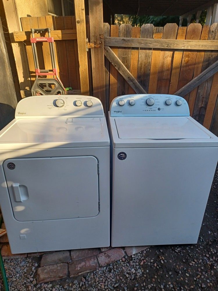 Whirlpool Washer & Gas Dryer Delivery Available