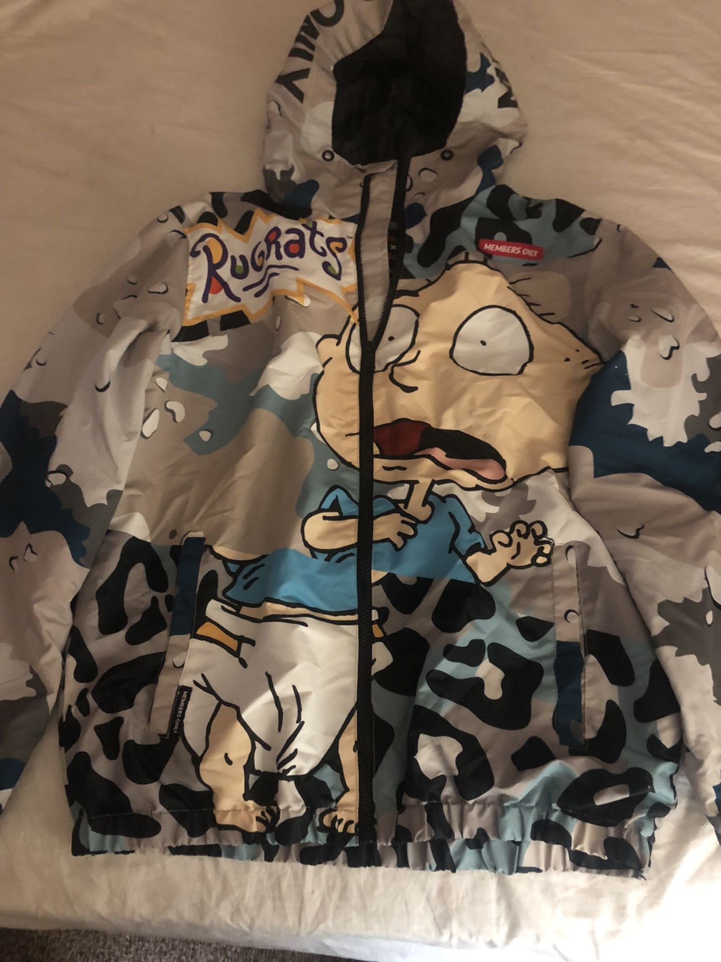 Nickelodeon VTG 90s Cartoon Characters Windbreaker Rugrats