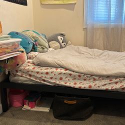 Twin Bed Frame With Mattress