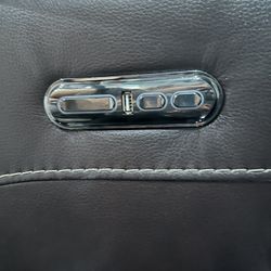 Brown Leather Sectional For Sell