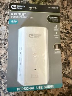 Commercial Electric 6-Outlet Surge Protector