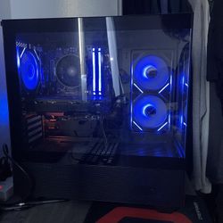 PC, keyboard, mouse, and mouse pad  + all cords 